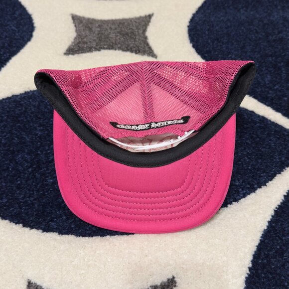 Chrome Hearts Pink Triple Cross Snapback Hat - Picture 3 of 3